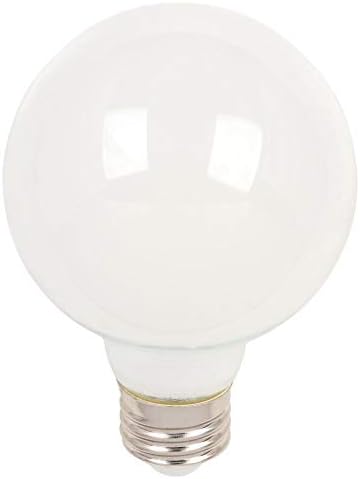 Уестингхаус Lighting 5017100 4,5 (еквивалент на 40 Вата) Led лампи с регулируема яркост G25 с мека бяла нишка с нажежаема жичка на средна основа