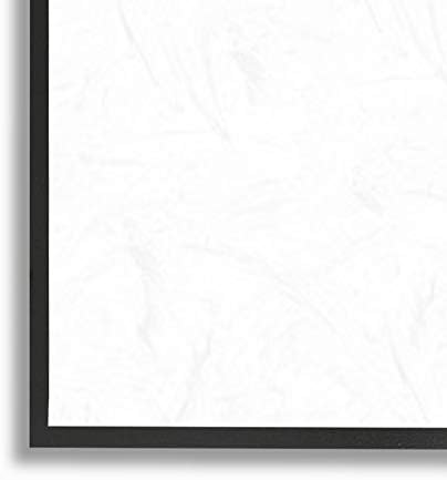 Черно-бяла карта Stupell Industries За места, където и да отидете, Дизайн на художника, Печатни Картината на стената с надписи и подплата, 24 x 30