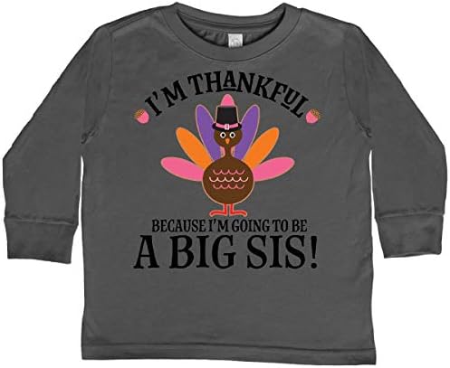 Тениска с дълъг ръкав За деца от Турция с Обявяването на Старши Сестри на Деня на Благодарността inktastic