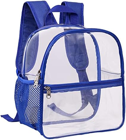 Одобрен Стадион раница USPECLARE Clear Mini Backpack, Водоустойчив Прозрачен Раница за работа и спортни събития...