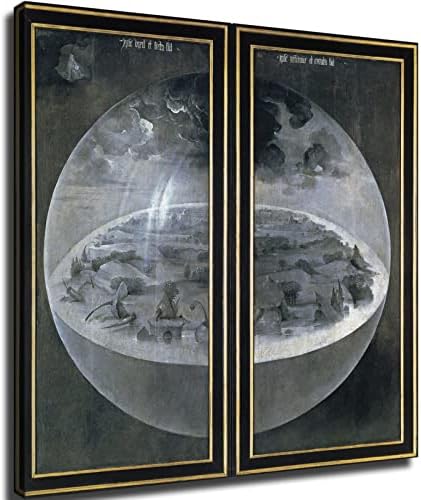 Иеронимус Босх - Сътворение на света Печат Плакат на Арт Плакат и Монтиране на художествено изображение Печат на плакати за декор на Съвременната семейна спалня (12x