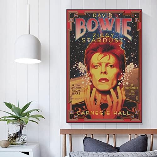 Дейвид Бауи Паяк с Марс 1972 Корица на албума Плакат Платно Стенни Артистични Щампи за decor Декор на Стая Декор Спални Подаръци 20x30