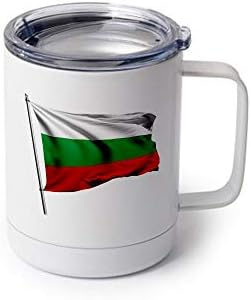 Спортна бутилка ExpressItBest 22 грама - Флаг на България (Bulgarian) - Изобилие от възможности