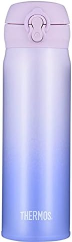 Бутилка за вода с вакуумна изолация THERMOS, Термос от неръждаема стомана, Проста и лесна Случайна Чаша за вода, Преносима Директен Чаша за вода с панти капак, 16,9 унция (