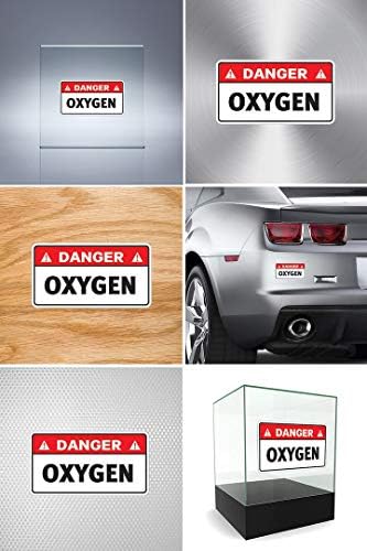 Термоаппликационные стикер Danger Oxygen 4 X 2,2