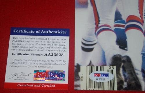 ФИЛ СИМС Ню Йорк Джайентс подписа снимка 11X14 PSA / DNA COA AA23928 - Снимки NFL с автограф