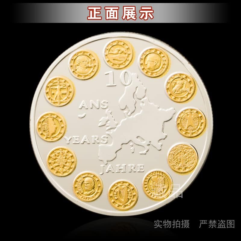 Европейският съюз Дванадесет страни Колекция Възпоменателни монети От vermeil Обменни два цвята Монети Монети в чуждестранна валута в Еврозоната Възпоменателни мед?