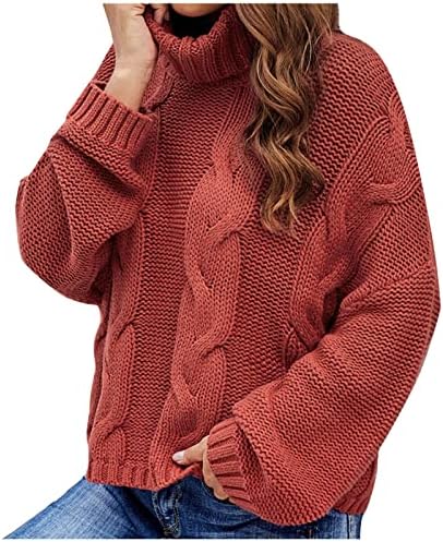 Жена Вълнена Жилетка TREBIN, Пуловер, Дълги Пуловери за жени Голям Размер, един Женски Пуловер на Хелоуин, Дамска Мода, Плътен Цвят