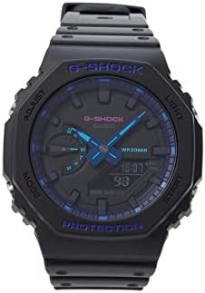 G-Shock GA2100VB-1A Черен, Един размер