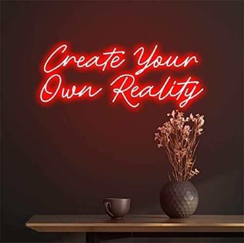 DVTEL Създайте своя собствена реалност Led Неонова реклама, Домашен Арт, Неонови осветителни Тела за Спалнята, Вечерни Лампи, Стенно