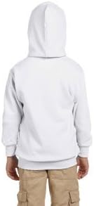 Пуловер с качулка (P473) Бял, XS