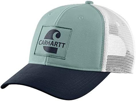 Мъжка шапка Carhartt 105692 от холщовой плат с графичен лого върху вкара на облегалката