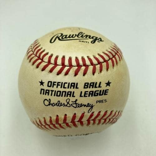 Легенди Накланяме Санди Куфакса и Дона Драйсдейла Подписа договор с JSA по бейзбол - Бейзболни топки с автографи