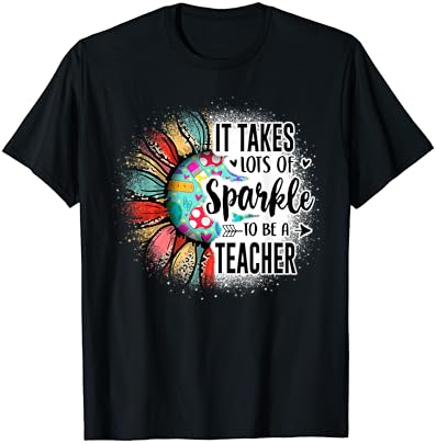 За да Бъде Учител В тениска с Подсолнухом, Трябва да има Много Блясък