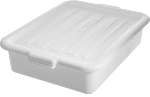 Carlisle фирми от сферата Products N4401002 Просторен кутия за Ергономични Мивка Comfort Curve™, Дълбочина 5 см, Бял