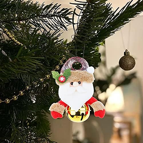 Украса За Коледа Коледна Карикатура Висулка Коледна Висулка На Главата Дърво Висулка Звънец Украса Виси Акрилни Завеса От Мъниста