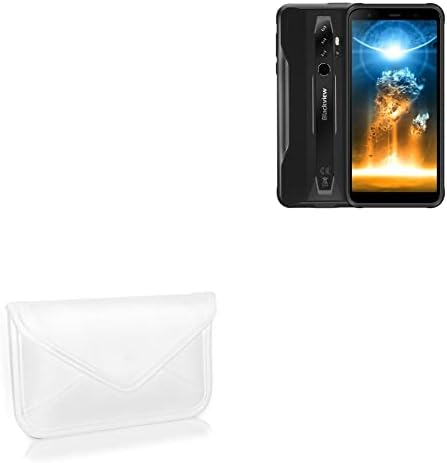 Калъф BoxWave за Blackview BV6300 Pro (Case by BoxWave) - Луксозни Кожена чанта-месинджър, чанта-плик от изкуствена кожа за Blackview