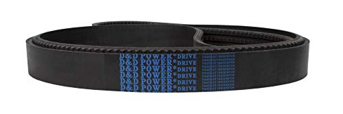 D&D PowerDrive R3VX950-4-Лентов Клиновой рамо със Зъби, Гума