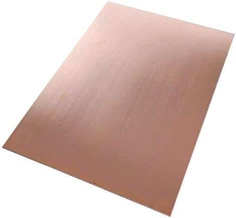 NIANXINN Метален лист от чиста Мед Фолио Plate2.5x200x300 мм Вырезанная Медни Метална Плоча, Лист от чиста Мед 200 mm x 300 mm x 2 mm