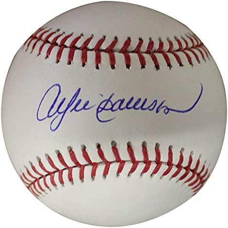 Андре Доусън С Автограф /с Автограф Chicago Cubs OML Baseball JSA 29375 - Бейзболни топки с автографи