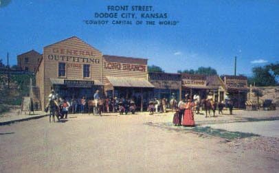 Додж Сити, Канзас, Пощенска Картичка