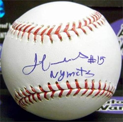 Бейзболни топки с автограф на Фернандо Мартинес с надпис ню ЙОРК Метс (OMLB DR) - Бейзболни топки с автографи
