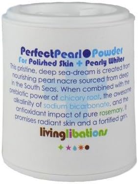 Living Libations - Органични Зъбен прах Perfect Pearl ръчно изработени + Отшелушивающая маска (1,69 унция / 50 мл)