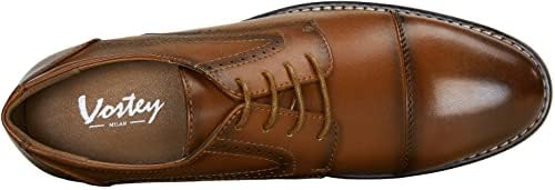 Мъжки Модел обувки Vostey Класически Мъжки Oxfords с перфорации тип Броги с остри пръсти