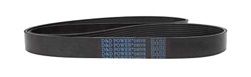 Клиновой колан D&D PowerDrive 570L27 Поли с 27 ивици, Гума