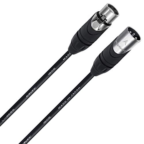 2 Блока по 10 фута - Микрофонные кабели Canare L-4E6S, Star Quad Balanced за мъже и жени с части за свързване, Amphenol AX3M и AX3F Silver