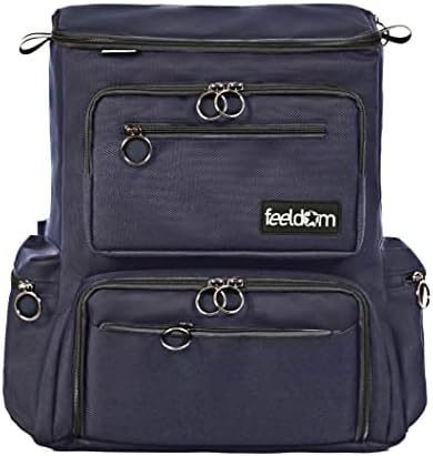 Чанта за инвалидни колички FEELDOM, Подходящ за скутер MAX Medium, Тъмно синьо - Водоустойчив, Допълнително място за съхранение, Здрава,
