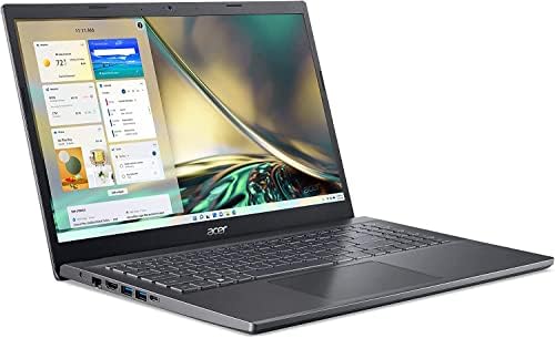 Лаптоп Acer Aspire 2023 5 15,6 FHD IPS 10-Ядрени 12-та процесор Intel Core i5-1235U Iris Xe Графика 8 GB DDR4 512 GB NVMe SSD WiFi AX