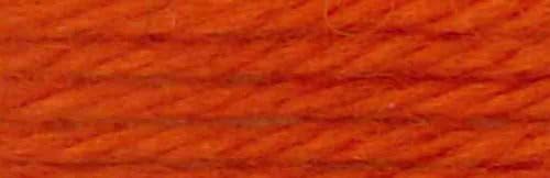 DMC 486-7439 Вълна за Гоблени и шевици, 8,8 Ярд, Ярко Оранжево-червено