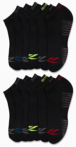 Чорапи за момчета Reebok - Спортни Чорапи с ниско деколте на щиколотках (12 опаковки)