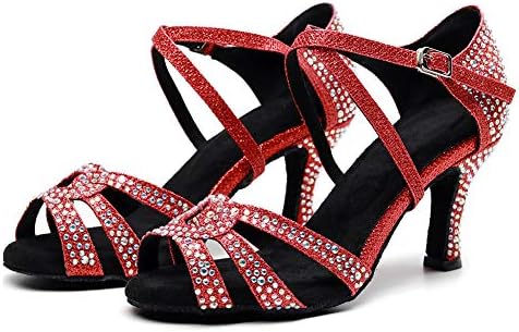 Женски обувки за латино танци GANG, Професионални обувки за танци балната зала, сватбени обувки за танци с кристали, танци, обувки за
