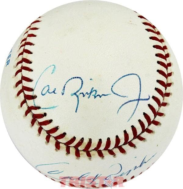 Бил кал ripken, Кал кал ripken-младши и Кал Старши С автограф от Официалния представител на AL Baseball - Бейзболни топки с автографи
