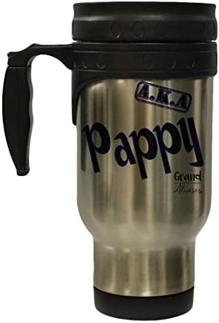 Дядо Серията Grand Aliases A. K. A. Pappy Пътна Кафеена Чаша за топла / студена вода с тегло 12 Грама