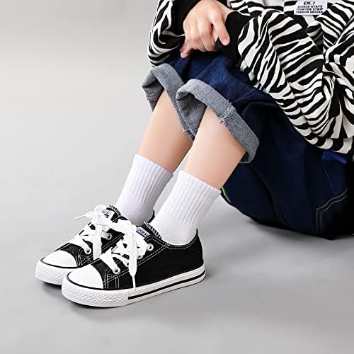 JOCMIC 9 Опаковки, Спортни Чорапи За екипа на Деца За Момичета И Момчета С меки Чорапи на Глезените